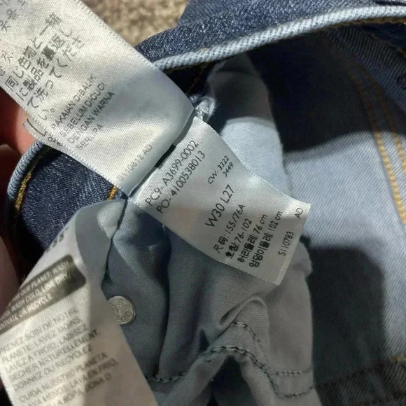 Levis Silvertab High Waisted Mom Jeans Tapered Women’s Size 30 Medium Wash - Picture 10 of 13